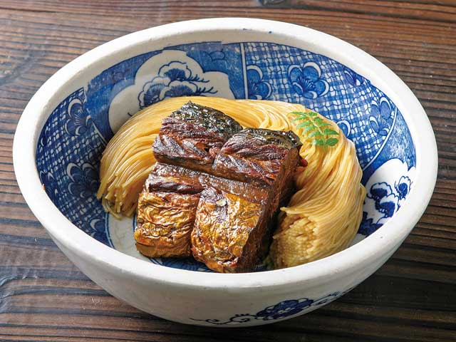 焼鯖そうめん