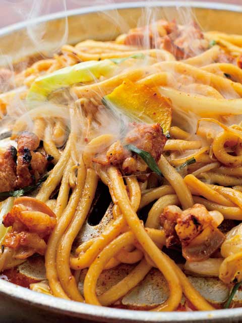 ホルモンうどん