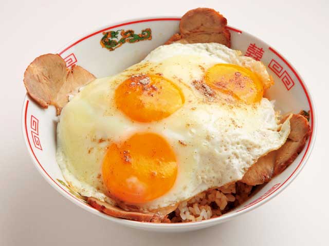 焼き豚玉子飯